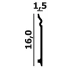 Плинтус P113 Perfect Plus