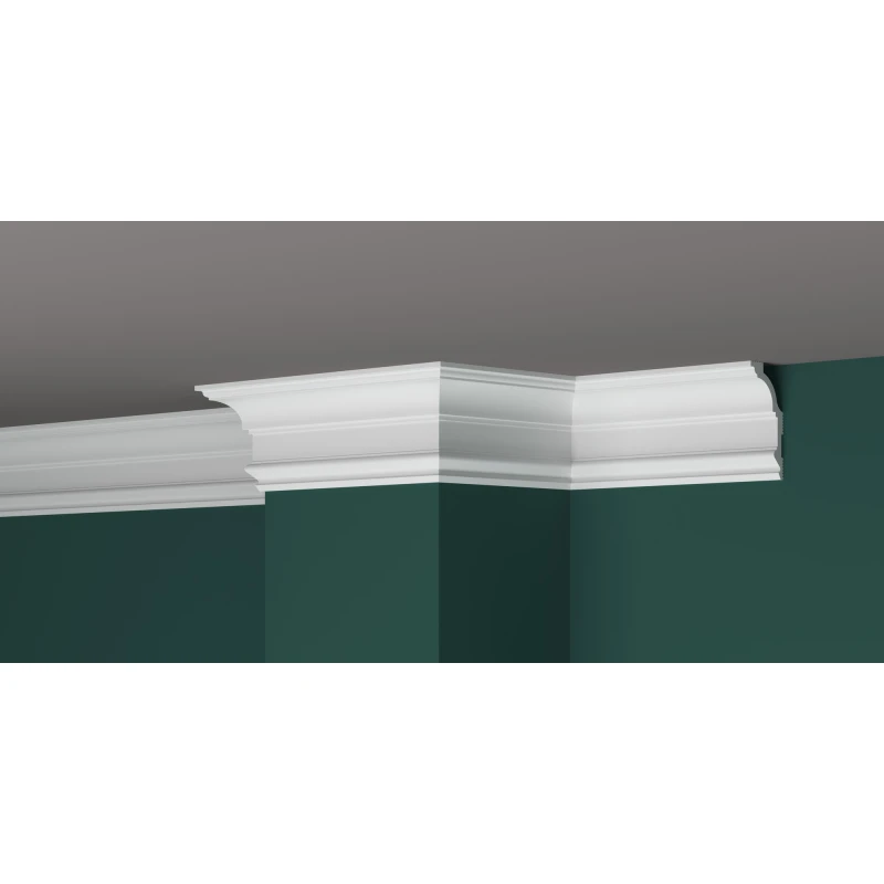 Плинтус потолочный ПраймДекор R01-130 120/45