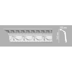 95142 ШК/9 плинтус DECOMASTER-3 (240х100х2400мм)