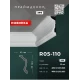 Плинтус потолочный ПраймДекор R05-110 135/65