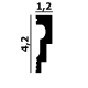Молдинг P105 Перфект Плюс