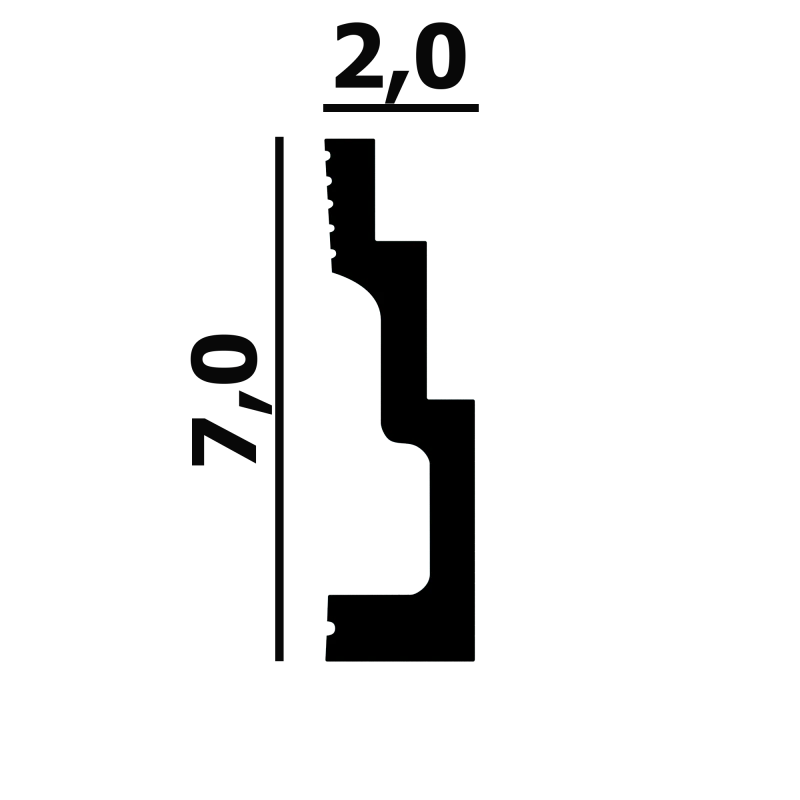 Молдинг P106 Перфект Плюс