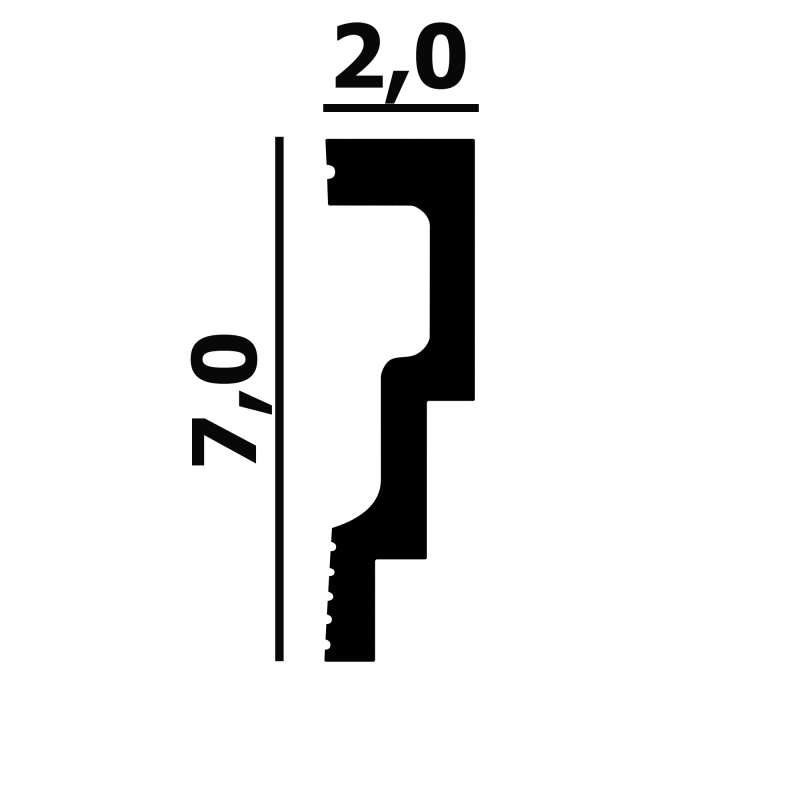 Молдинг P106 Перфект Плюс