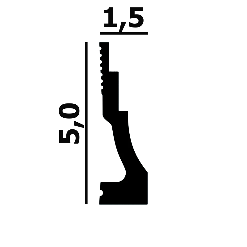 Молдинг P107 Перфект Плюс