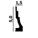 Молдинг P107 Перфект Плюс