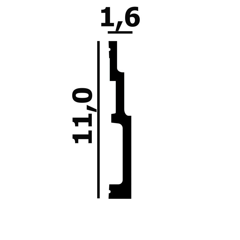 Плинтус P109 Перфект Плюс