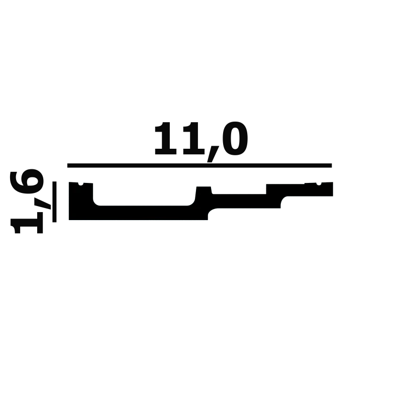 Плинтус P109 Перфект Плюс