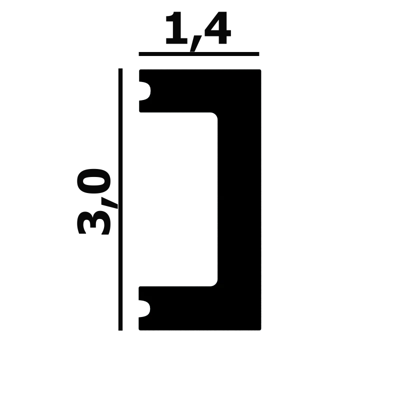 Молдинг P123 Перфект Плюс