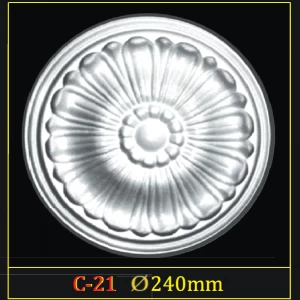 Розетка потолочная из полистирола C21