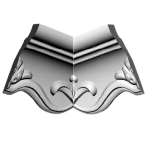 GP40 уголки к потолочному плинтусу