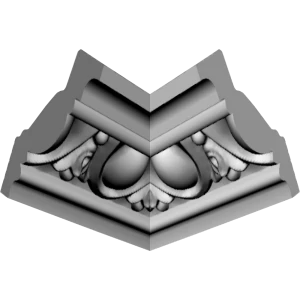 Уголки к потолочному плинтусу GP73