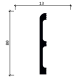 Напольный плинтус 706-90  