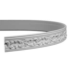 потолочный плинтус с орнаментом 1.50.189 гибкий