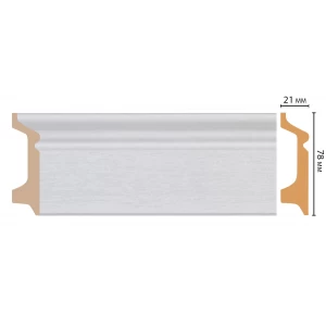 D122-70 ШК/16 Плинтус напольн.DECOMASTER(78*21*2400 мм)
